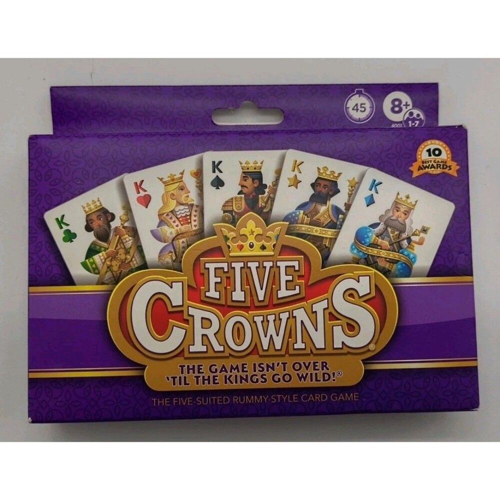 2025 Five Crowns Rummy Style Card Game - New In Damaged Box